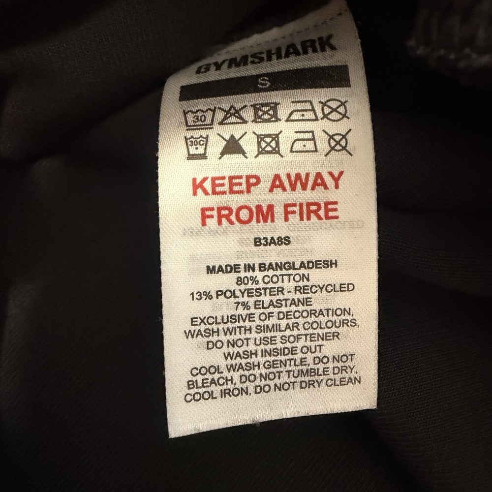 Gymshark Women's Retake Sweat‎ Crew Sweatshirt in Black Size Small - Picture 6 of 7